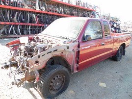 1996 Toyota Tacoma LX Burgundy Extended Cab 2.4L AT 2WD #Z22030